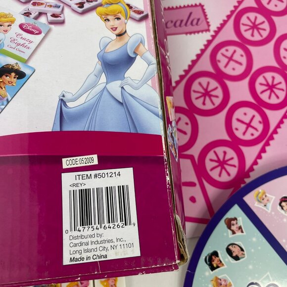 Disney Princess 10 Game Set Board Game Cards Bingo Dominoes Kids Family Gift - Picture 4 of 10